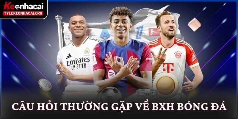 Câu hỏi thường gặp về BXH bóng đá